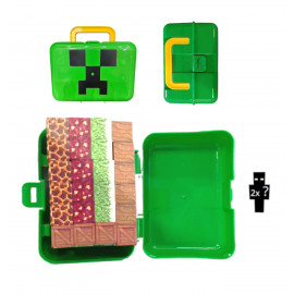 Magnetická stavebnica Minecraft Creeper box 98ks
