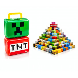 Magnetická stavebnica Minecraft Creeper box 98ks