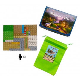 Magnetická stavebnica Minecraft Block World TNT building 198ks