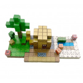 Magnetická stavebnica Minecraft Block World TNT building 198ks
