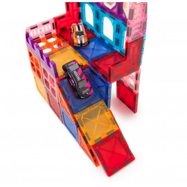 Magnetická 3D stavebnica Cars 66ks s autíčkami