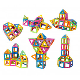 Magnetická 3D stavebnica Buildings 45ks