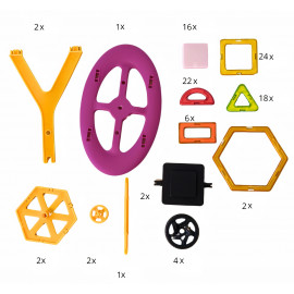 Magnetická 3D stavebnica Circle s kolotočom 74ks