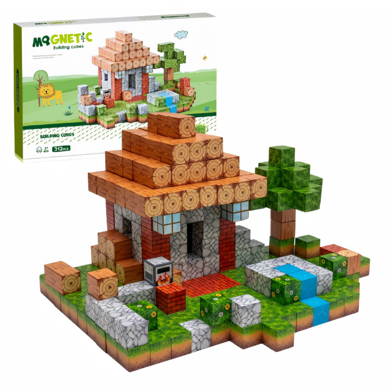 Magnetická stavebnica Minecraft Country cottage 312ks