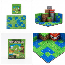 Podložka pre magnetické stavebnice Minecraft Natural 24x16cm