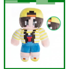 Plyšová hračka Minecraft Steve skin ocelot 19cm