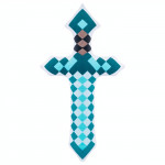 Plyšový vankúš Minecraft diamantový meč 60cm