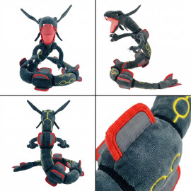 Plyšák Pokémon Rayquaza sivý ohybný 80cm