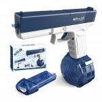 Automatická vodná pištoľ Glock so zásobníkmi modrá