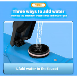 Automatická vodná puška Water game samonapúšťací 40cm