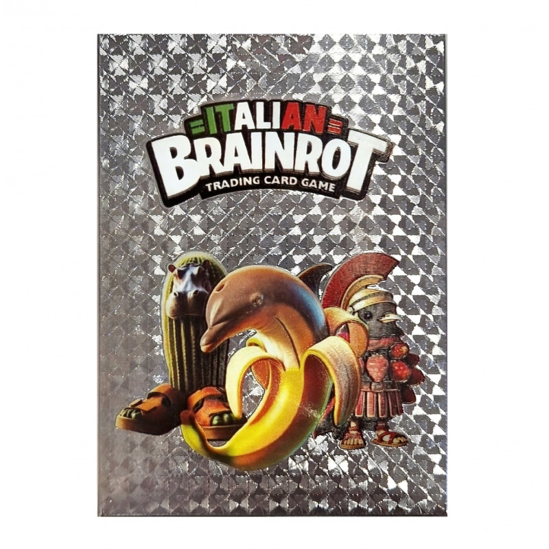 Zberateľské karty Italian Brainrot Exclusive strieborná edícia 55 kariet