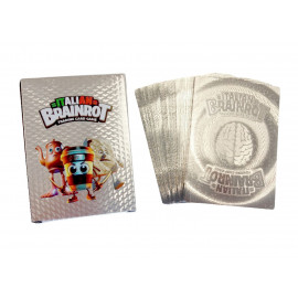 Zberateľské karty Italian Brainrot Exclusive strieborná edícia 55 kariet