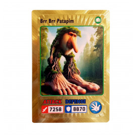 Zberateľské karty Italian Brainrot Exclusive zlatá edícia 55 kariet