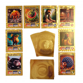 Zberateľské karty Italian Brainrot Exclusive zlatá edícia 55 kariet