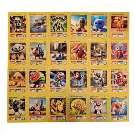 Zberateľské karty Italian Brainrot Exclusive zlatá edícia 55 kariet