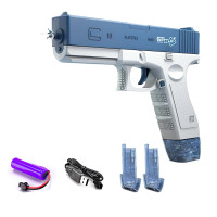 Automatická vodná pištoľ Spray so zásobníkmi modrá