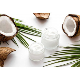 Darčekový kôš pre ženy Bath Sensation vanilka a kokos 6v1