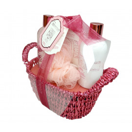 Darčekový kôš pre ženy Bath Relaxation PINK 5v1