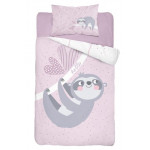 Detské obliečky Leňochod - ružový 135x100 cm Detské obliečky Leňochod - ružový 135x100 cm