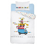 Detské obliečky Stroje - modré 135x100 cm