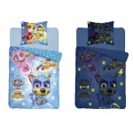 Detské svietiace obliečky Tlapková Patrola blue 140x200 cm