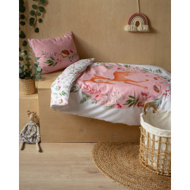 Detské obliečky Srnček růžový 135x100 cm Detské obliečky Srnček růžový 135x100 cm