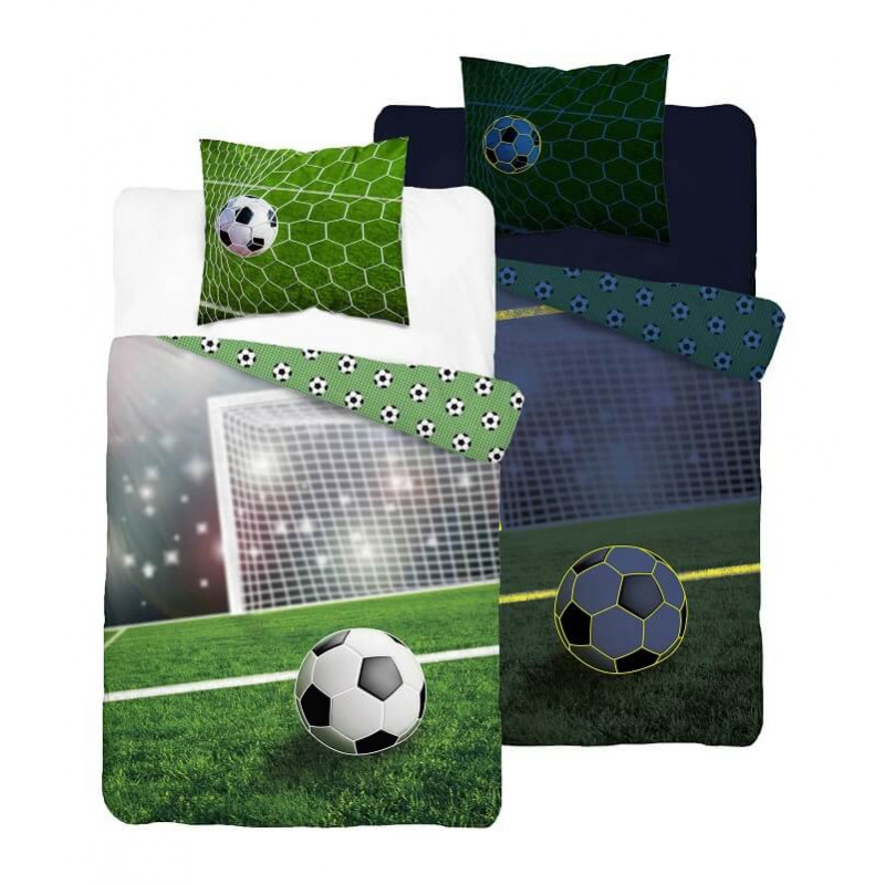 Detské svietiaci obliečky Futbal 140x200 cm