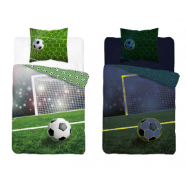 Detské svietiaci obliečky Futbal 140x200 cm