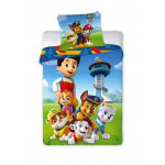 Detské obliečky Tlapková Patrola - modrá 135x100 cm
