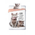 Detské obliečky Mačičky 140x200 cm