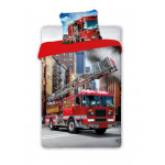 Detské obliečky Požiarnické auto 140x200 cm