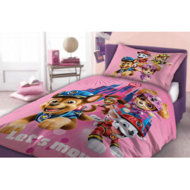 Detské obliečky Paw Patrol the Movie - ružová 140x200 cm