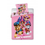 Detské obliečky Paw Patrol the Movie - ružová 135x100 cm