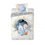 Detské obliečky Tučniak 135x100 cm