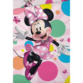 Detské obliečky Myška Minnie s motýlikmi 140x200 cm Detské obliečky Myška Minnie s motýlikmi 140x200 cm