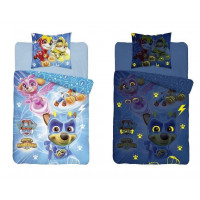 Detské svietiace obliečky Tlapková Patrola blue 140x200 cm