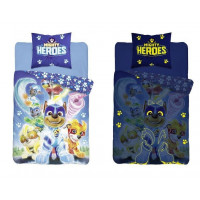Detské svietiace obliečky Tlapková Patrola Chase 140x200 cm