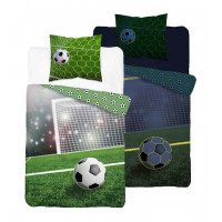 Detské svietiaci obliečky Futbal 140x200 cm