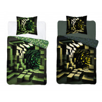 Detské svietiace obliečky Minecraft 3D 140x200 cm