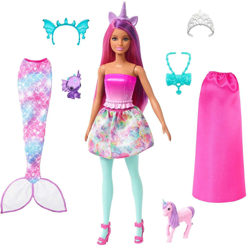 Bábika Barbie Dream rozprávkové oblečky 30cm Bábika Barbie Dream rozprávkové oblečky 30cm
