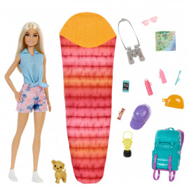Bábika Barbie Malibu camping 29cm