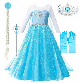 Detský kostým ELSA star s doplňky 98-104 S