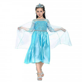 Detský kostým ELSA tyrkysový s doplnkami 122-134 L Detský kostým ELSA tyrkysový s doplnkami 122-134 L