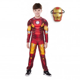 Detský kostým Svalnatý Iron man s maskou 98-110 S