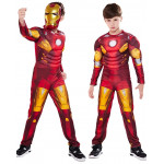 Detský kostým Svalnatý Iron man s maskou 110-122 M