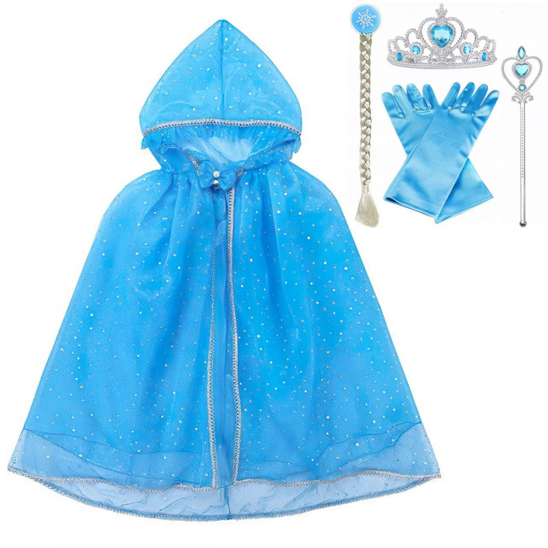 Súprava Pelerína Elsa Frozen so sadou doplnkov