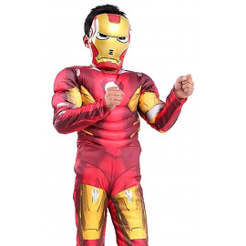 Detský kostým Svalnatý Iron man s maskou 122-134 L