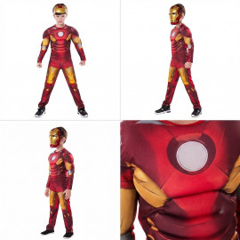 Detský kostým Svalnatý Iron man s maskou 122-134 L