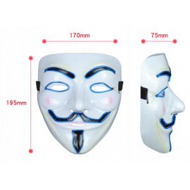 Anonymous svietiaca maska Anonymous svietiaca maska