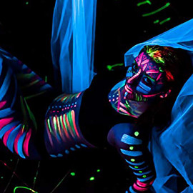 Detská sada farieb na tvár a telo neonová 8ks